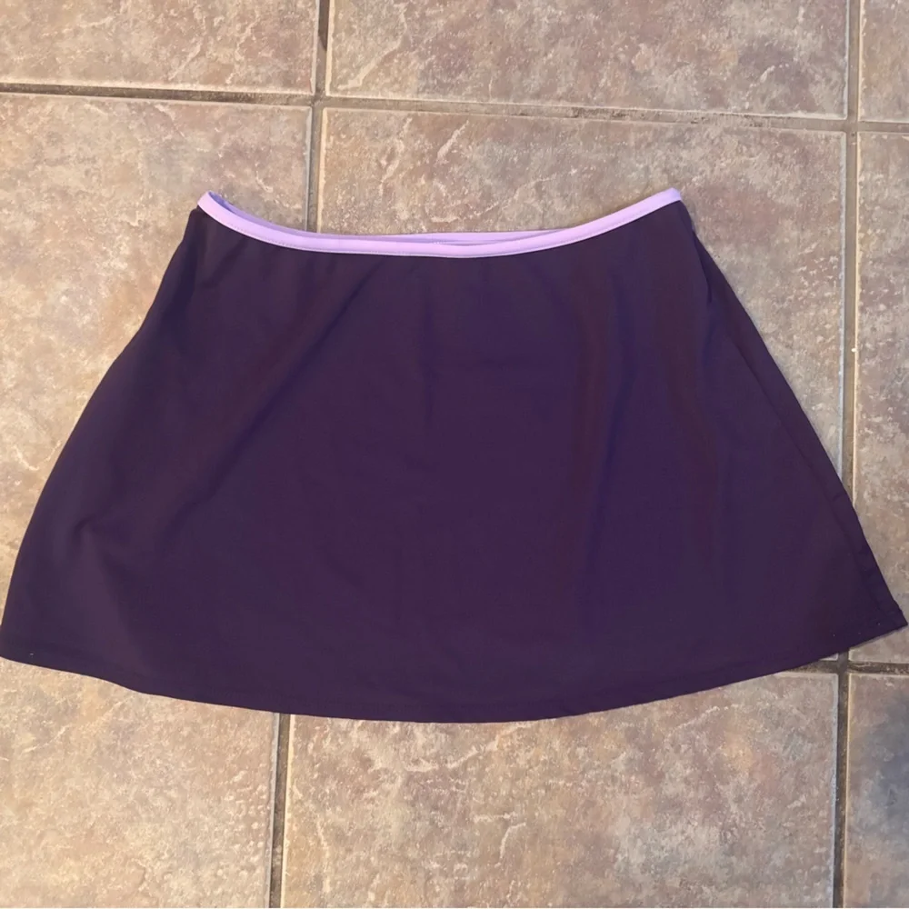 Vintage INC International Concepts Plum Mini Tennis Skirt